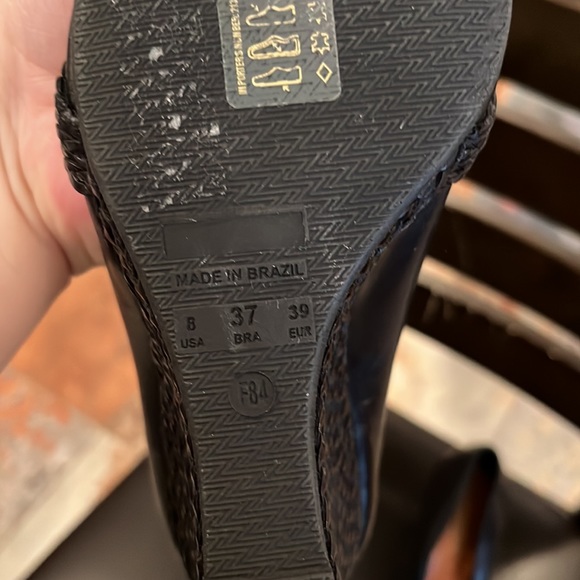 Women’s Wedges, Black, Cosmo Paris, Size 8, Great Condition - Picture 6 of 9